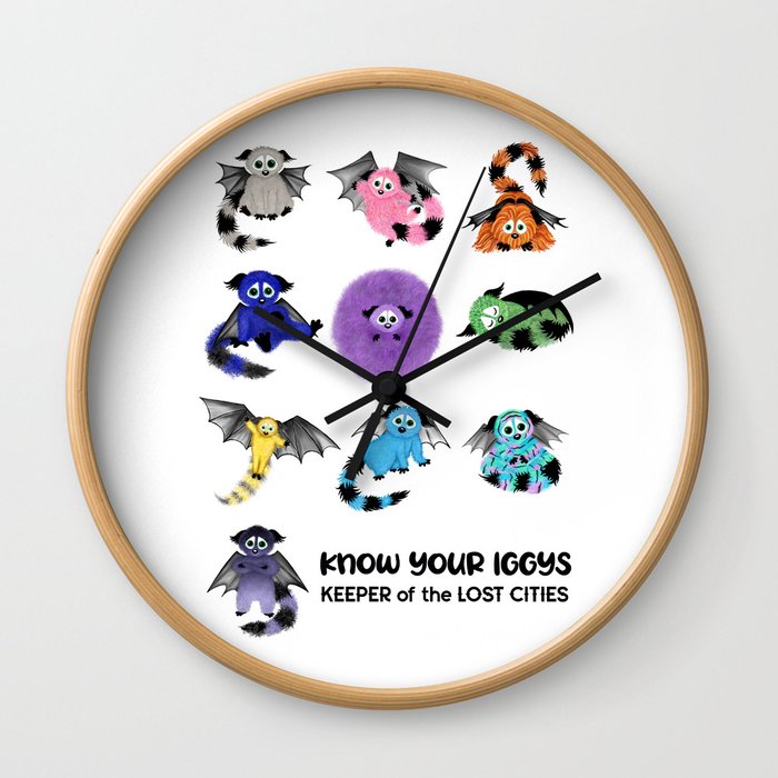 Know Your Iggys Wall Clock