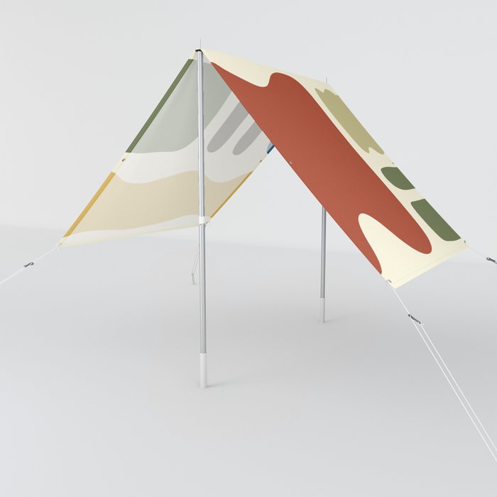 Abstract shapes colorblock collection 1 Sun Shade