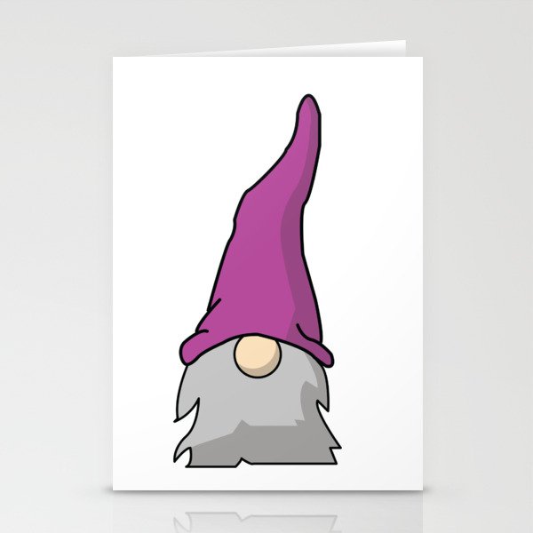 Minimalist Scandinavian Gnome Stationery Cards
