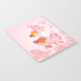 Cherry blossom goldfish Notebook