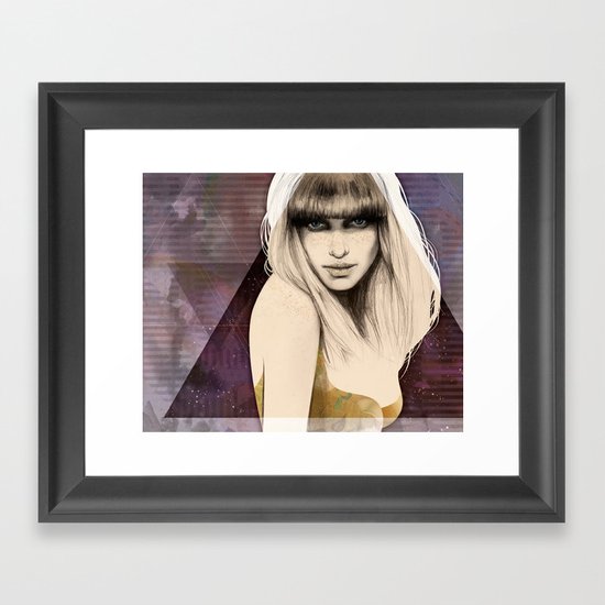Eternal Lids Apart Framed Art Print