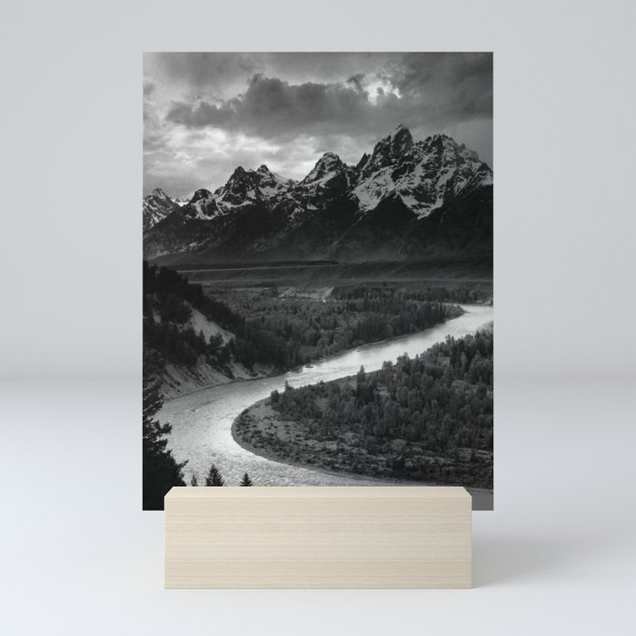 The Tetons and the Snake River  Mini Art Print