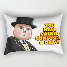 Caused Confusion & Delay Rectangular Pillow