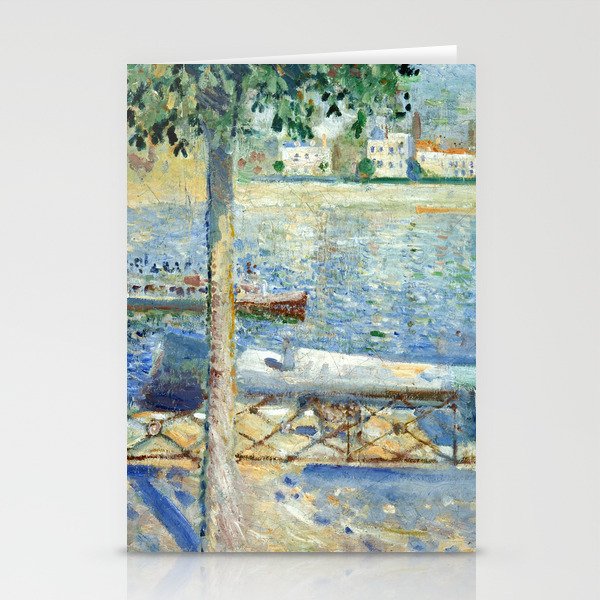 The Seine at Saint-Cloud by Edvard Munch Stationery Cards