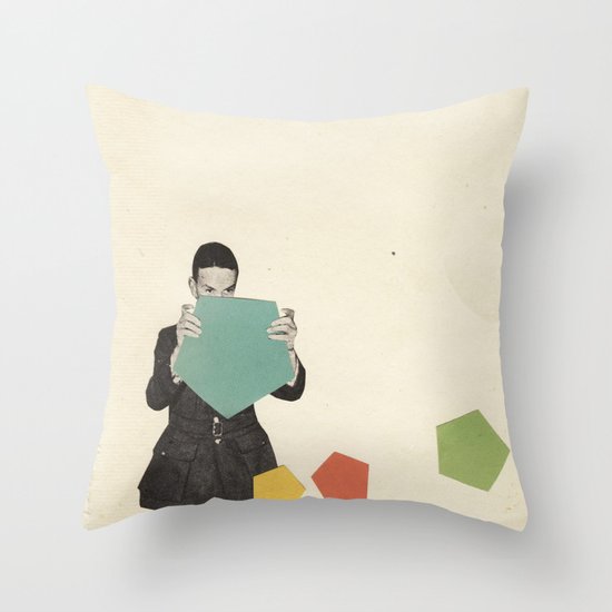 Discovering New Shapes Throw Pillow