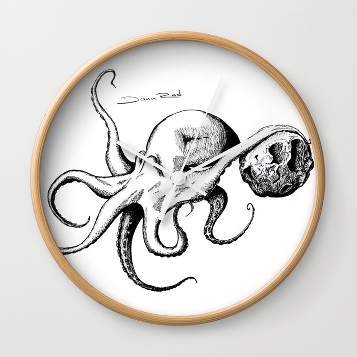 Octopuspace Wall Clock