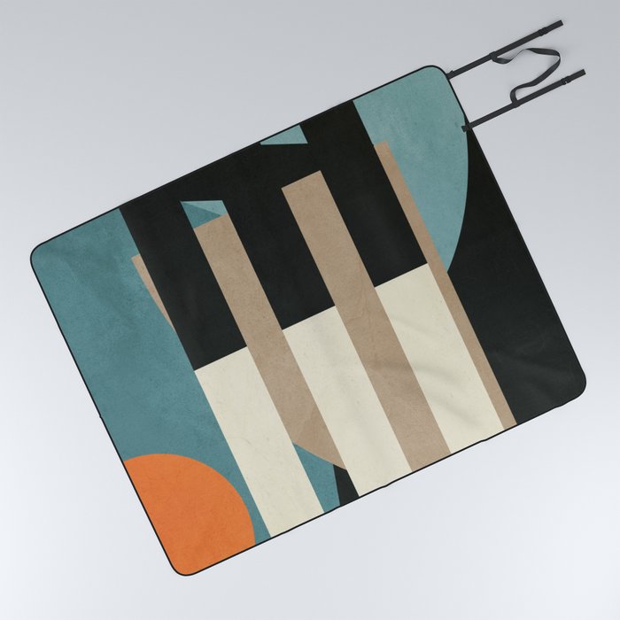 Modern Abstract Art 51 Picnic Blanket