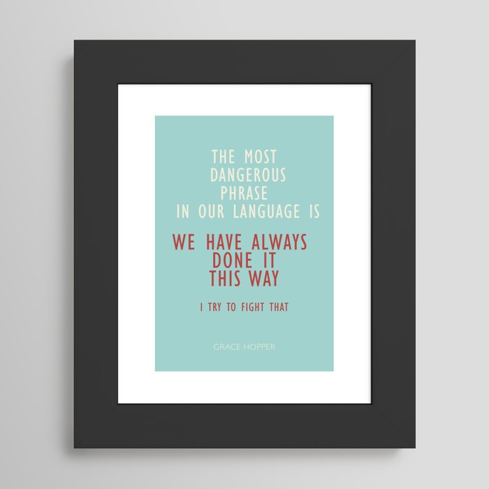 Framed Art Print