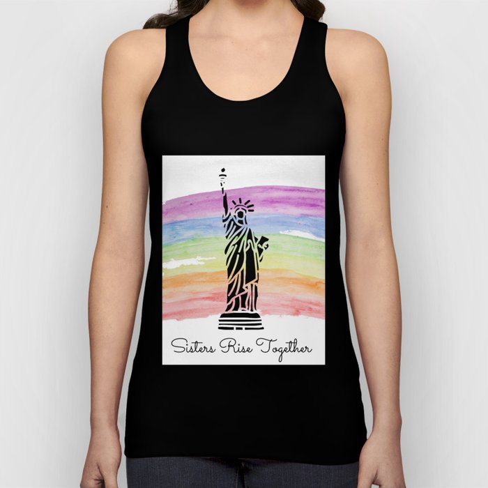 Sisters Rise Together - Rainbow Tank Top