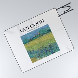 Van Gogh - Field with Irises near Arles Picnic Blanket