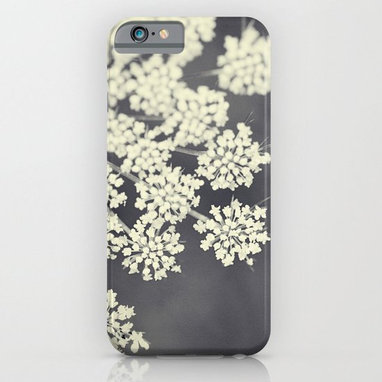 Black and White Queen Annes Lace iPhone & iPod Case