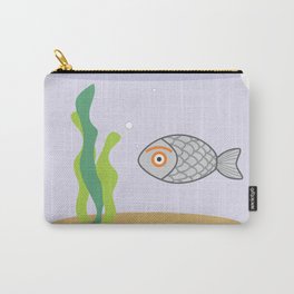 fish eye Carry-All Pouch | Digital, Fishbowl, Digitalillustration, Fish, Ojodepescado, Eye, Fisheye, Pecera, Ojolo, Popart 