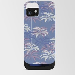 Very Peri Palm Paradise Pattern iPhone Card Case