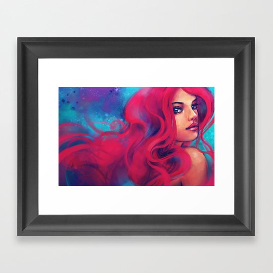 Daughter of Triton Framed Art Print