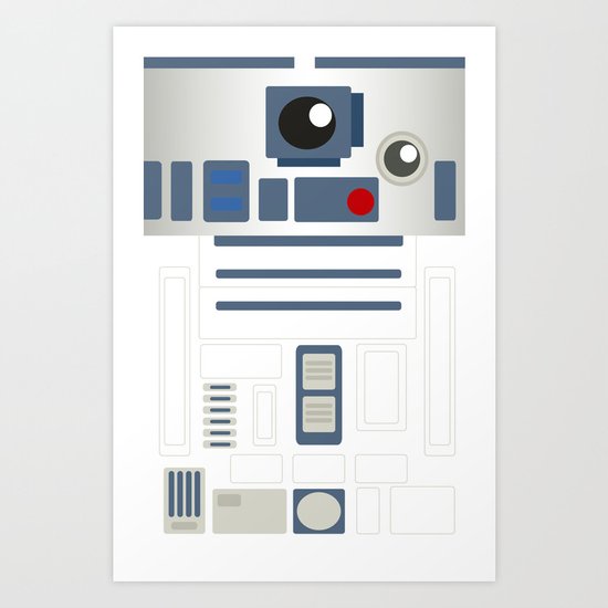 StarWars - R2D2 Art Print