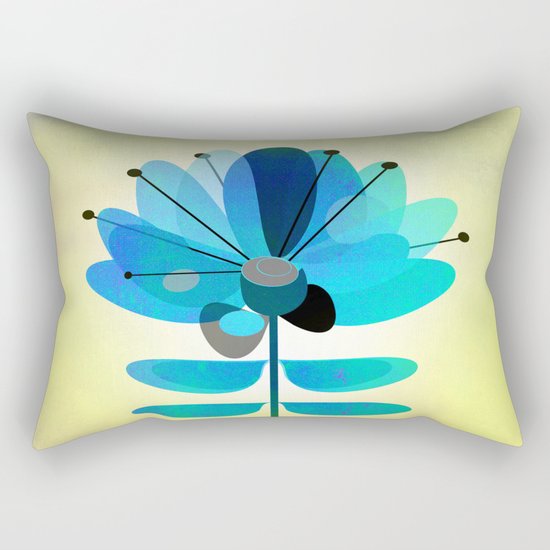 Die Blaue Blume Rectangular Pillow