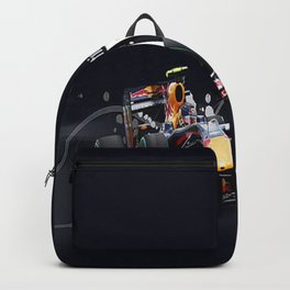 sebastian vettel  - 2021 2 (2) Backpack | Graphicdesign, Watercolor, Acrylic, Vettel, Typography, Concept, Cartoon, Black And White, Oil, Graphite 