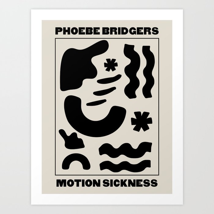 Phoebe Bridgers Motion Sickness Inspired Comic Art Print