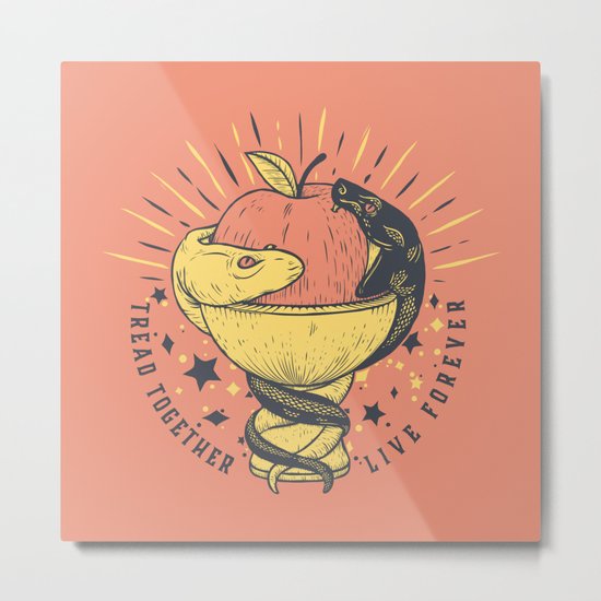 Liquid and Solid Metal Print