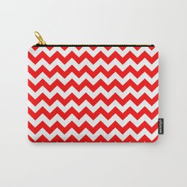Chevron (Red/White) Carry-All Pouch
