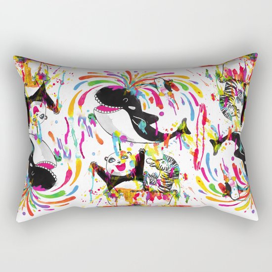 Yay! Bath Time! Rectangular Pillow