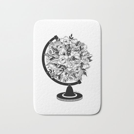 What a Wonderful World Bath Mat