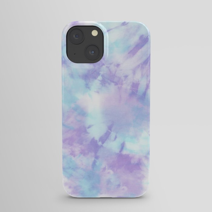 Purple and Blue Pastel Tie-Dye iPhone Case