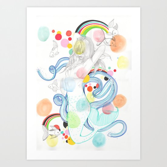 The Siren Art Print