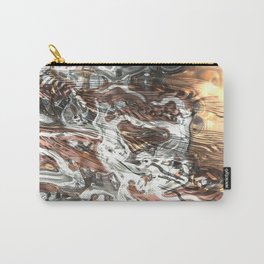 Golden, black and silver overflowing Carry-All Pouch