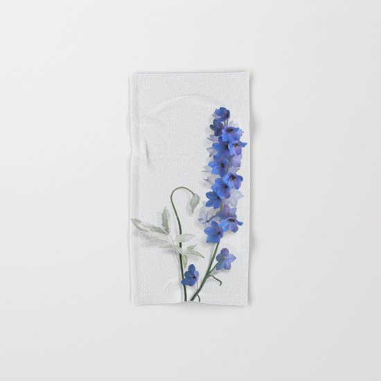Consolida, watercolors Hand & Bath Towel