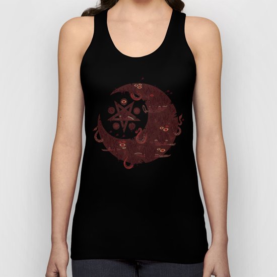 The Dark Moon Compels You to Fuck Shit Up Unisex Tank Top