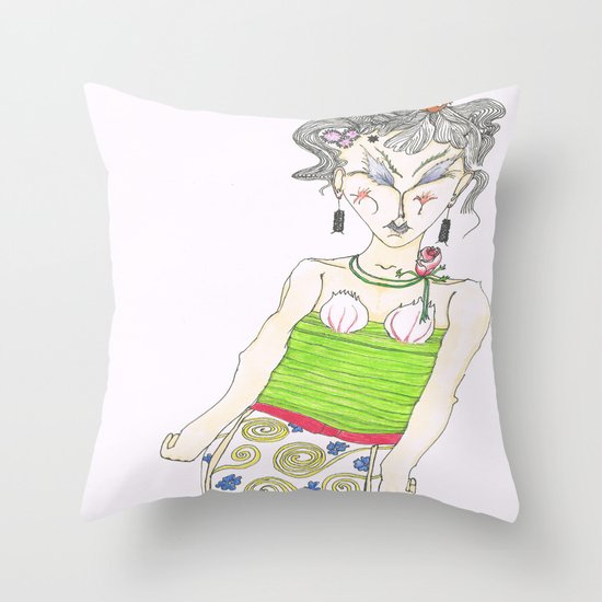 Forest Fox Throw Pillow