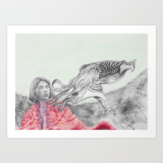 Linger Art Print