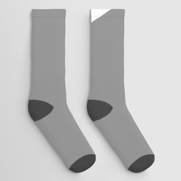 Letter Y (White & Gray) Socks