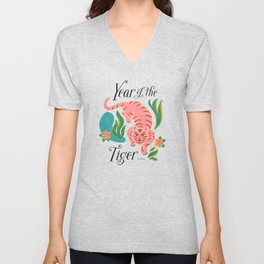 Year of the Tiger 2022 | Chinese Lunar New Year V Neck T Shirt
