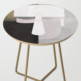 Abstract Face Side Table