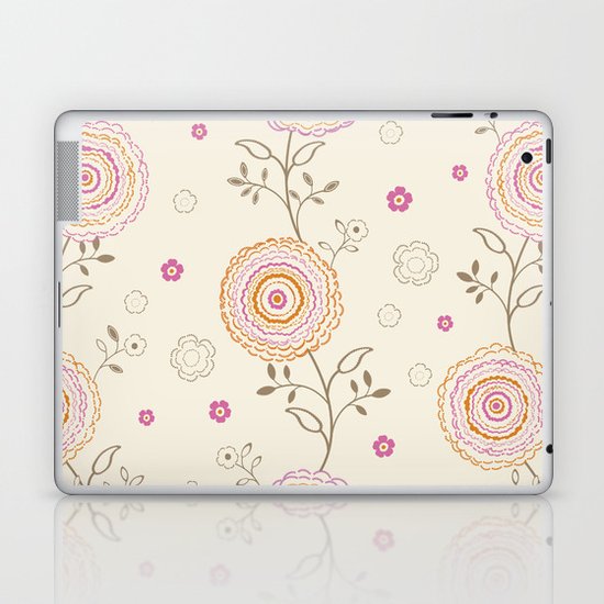 Folky Flowers Laptop & iPad Skin