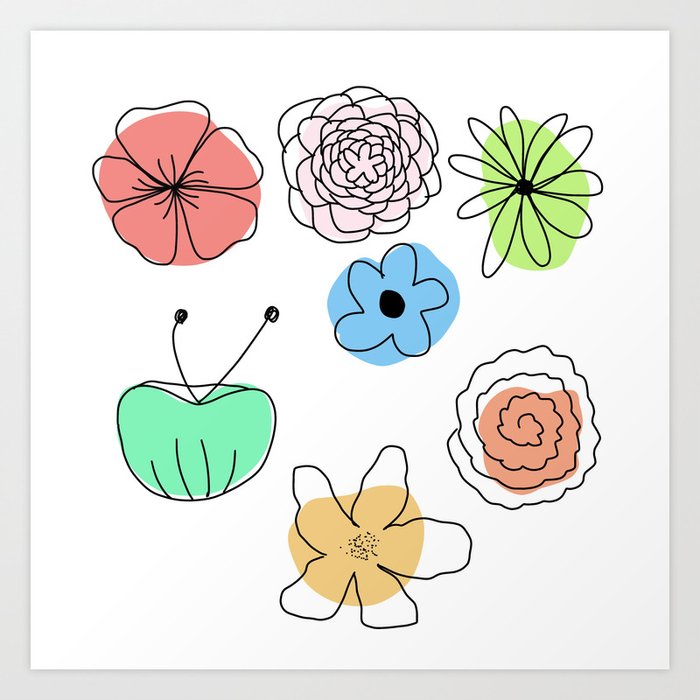 Flowers Art Print