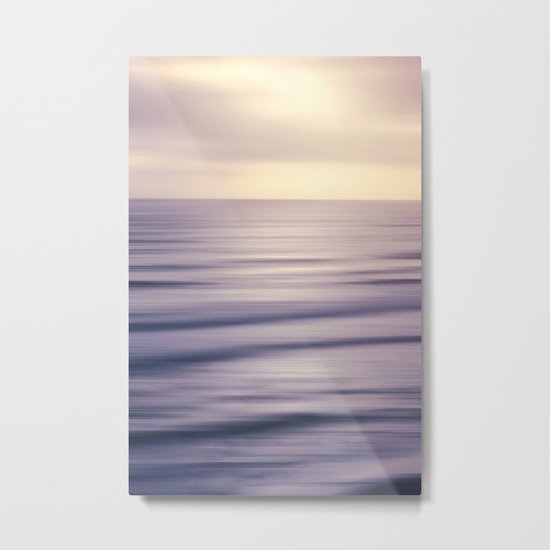 Softly Metal Print