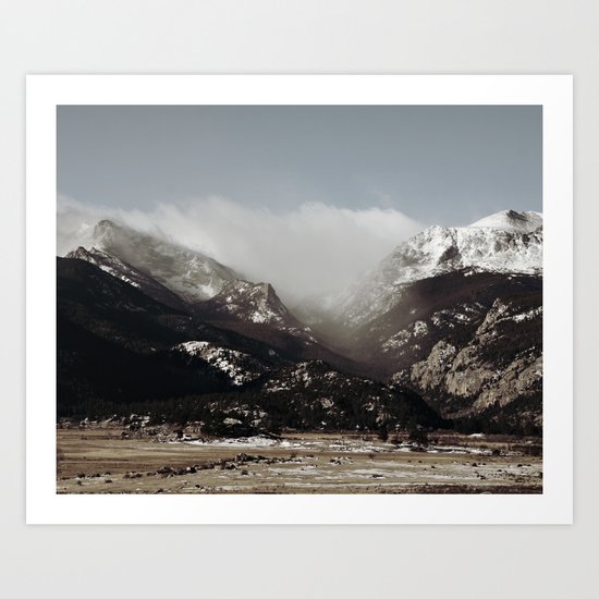 Snow Clouds Art Print