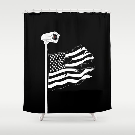 And the star-spangled banner in triumph shall wave Shower Curtain