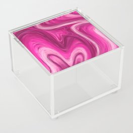 Pink Swirl Acrylic Box