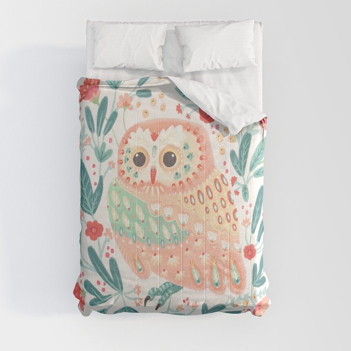 jellycat owl comforter