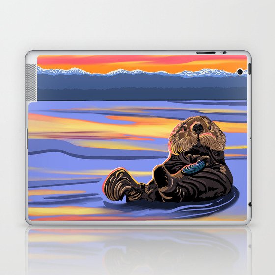 Otter - The cute Sea Monkey Laptop & iPad Skin