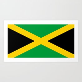 Abstract Jamaican FLAGS  Canvas Art Print Box Framed Picture Wall Hanging BBD 