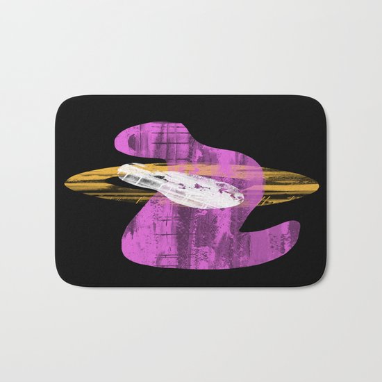 A Mother's Love - Abstract, pastel artwork Bath Mat