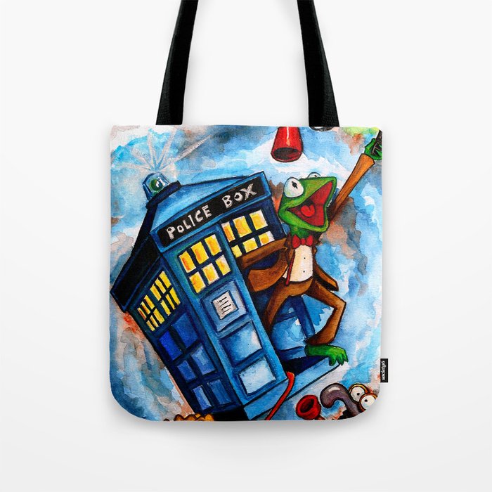 Muppet Who The Eleventh Doctor Tote Bag By Jamespowell Society6 Muppet Who The Eleventh Doctor Tote Bag
