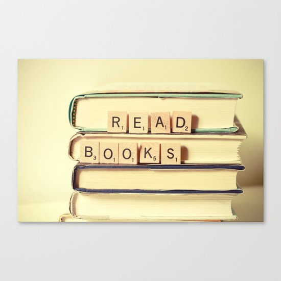 Read Books Canvas Print