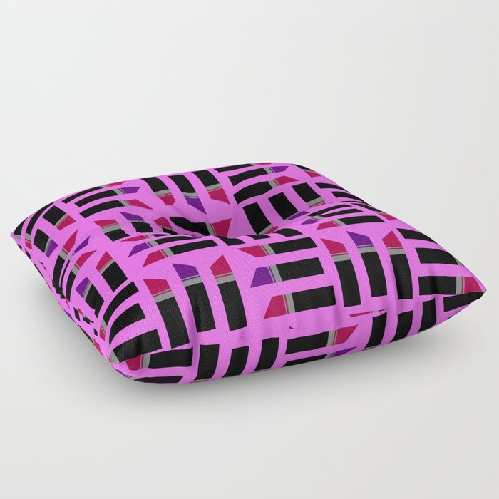 The lipstick print Floor Pillow