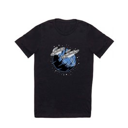 Universe UFO Flying Saucers T Shirt